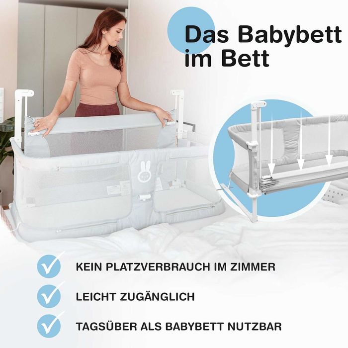 Бебешко легло за легло с пружинен подматрачен матрак