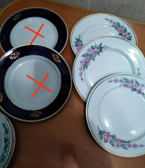 Набор тарелок  6 шт. (СССР))