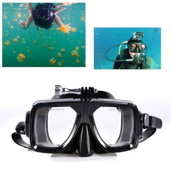 Маска за гмуркане GARV Diving Mask за екшън камери GoPro