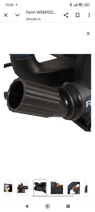 Masina de taiat canale in perete FERM, WSM1008, 1600W, 150mm