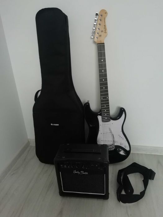 Pachet chitara electrica Harley Benton
