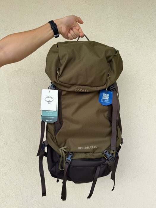 Rucsac Hiking Osprey Kestrel LT 45 Moss Green