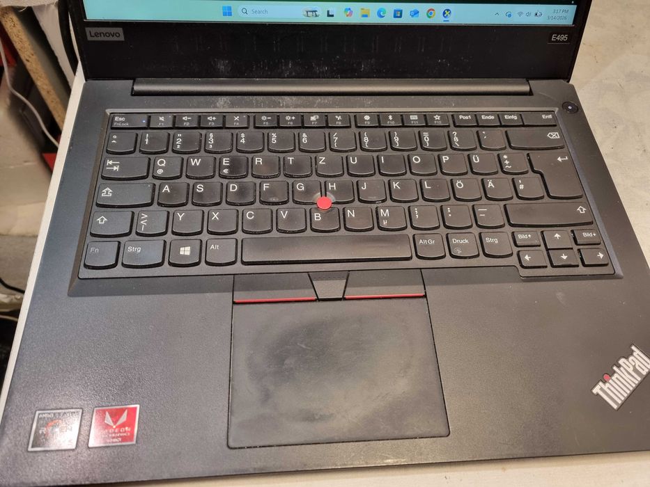 Laptop Lenovo thinkpad E495 Amd ryzen 5 3500U defect dez