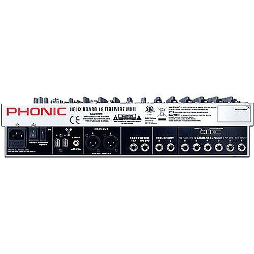 Mixer de studio nou cu placa de sunet Phonic Helix 18 FireWire