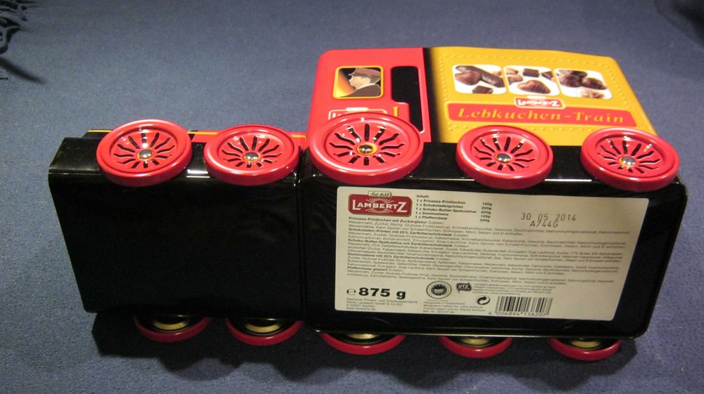 Cutie mare tabla/LOCOMOTIVA/decor/ornament,etc.