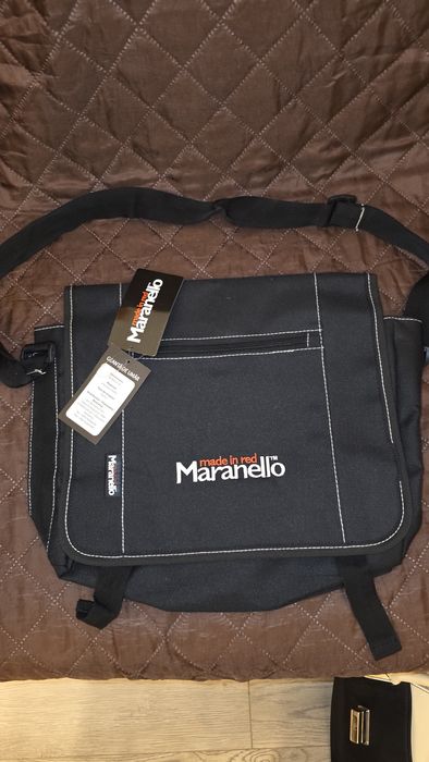 Geanta de umar Maranello din material textil tip laptop