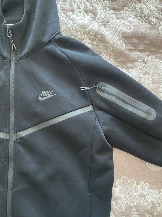 Nike tech fleece чёрная
