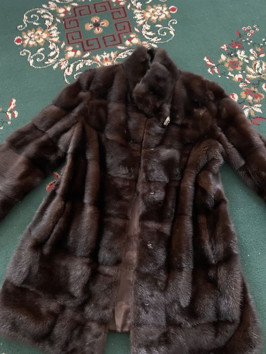 Haina blana naturala vizon / nurca S/M