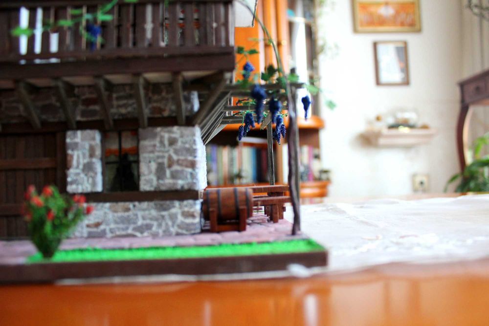 Възрожденска къща макет диорама