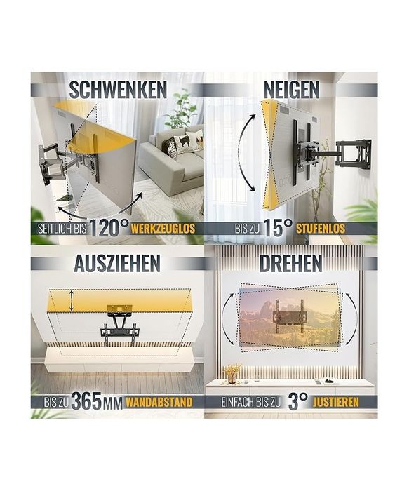 Suport TV 80-140 cm, 32"-55", RICOO