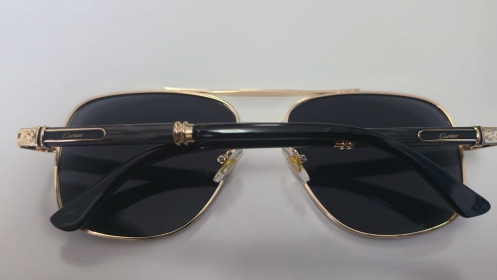 Set Ochelari de soare Cartier rama aurie