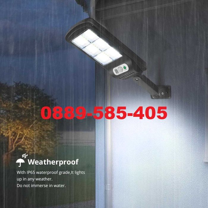 LED соларна лампа улична градинска соларни лампи осветление