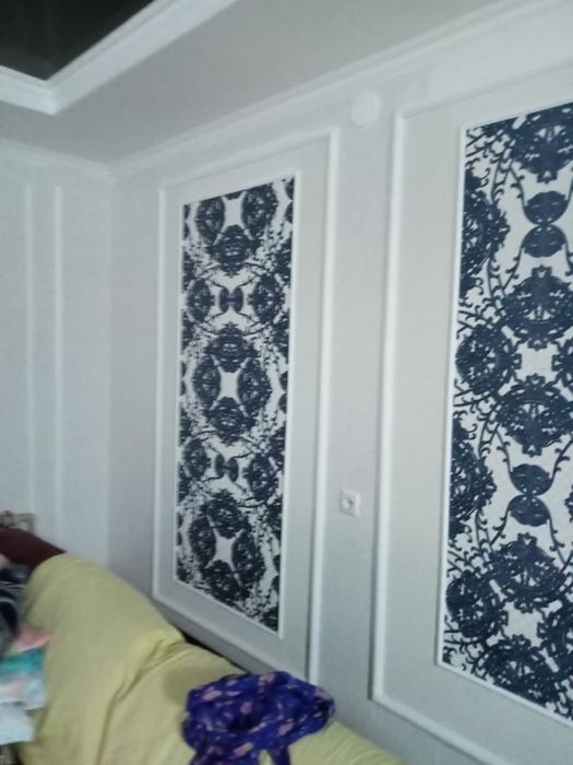 Обой жапсырамыз шпаклёвка пакраска