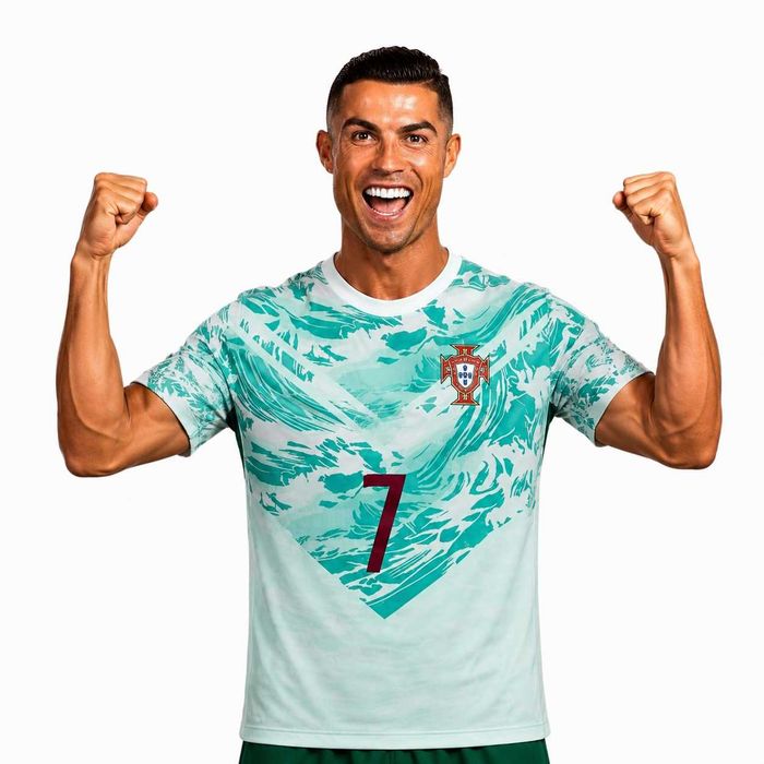 CR7 EUSEBIO Limited Черна Детска и мъжка Тениска Роналдо Португалия 2026 Световно Black