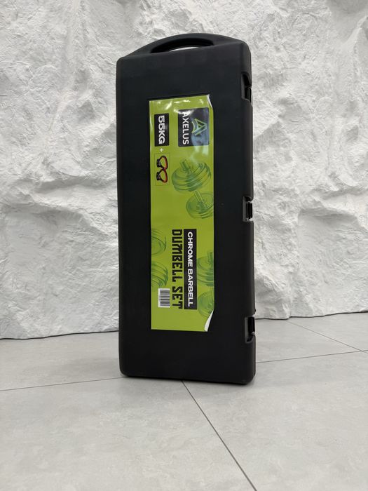 Комплект набор гантелей 55кг + скамья для жима - пресса