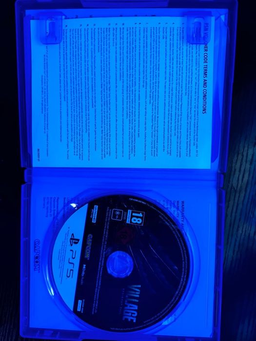 Диск на PS5 Resident evil village