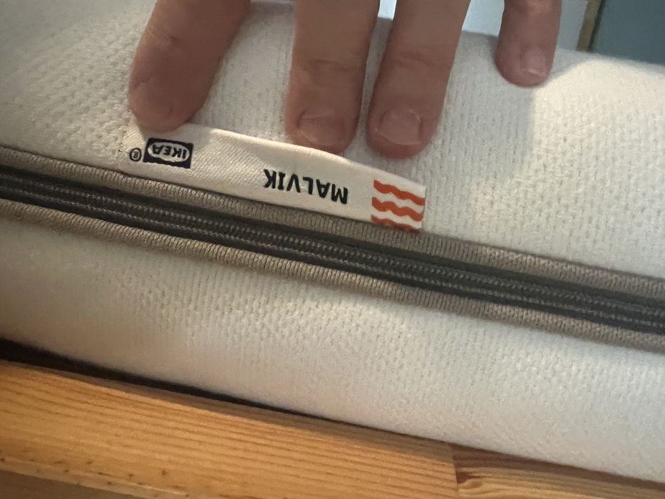 Детско легло IKEA KURA + палатка + матрак MALVIK