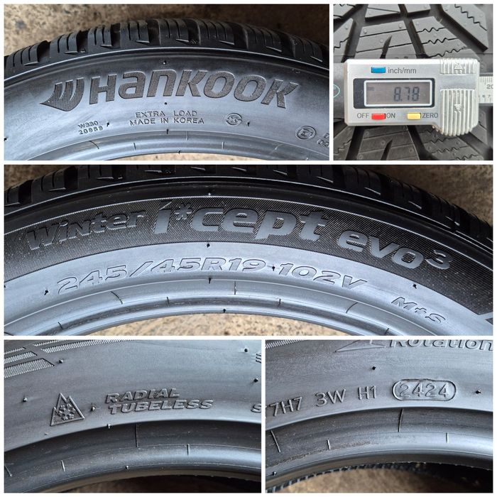 O bucată 245/45 R19 M+S iarnă - una Gislaved Continental Hankook