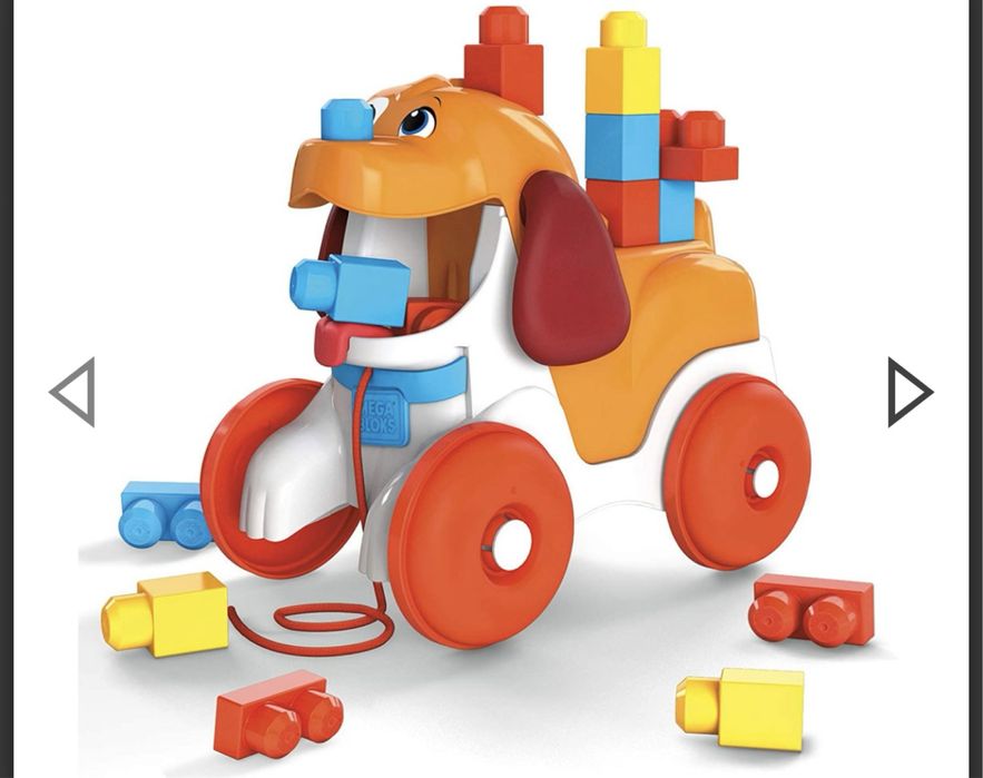 Кученце за теглене Mega Bloks подарък pampers activ baby 5