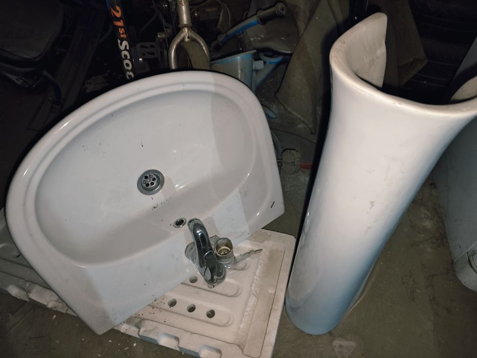 Раковина тюльпан + смеситель