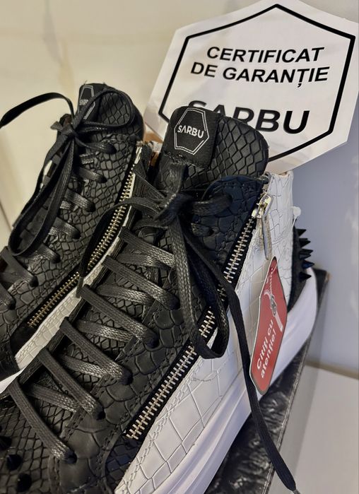 Adidași SARBU custom piton&crocodil