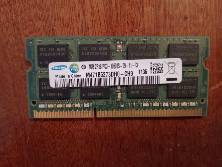 Продам оперативную память для ноутбука