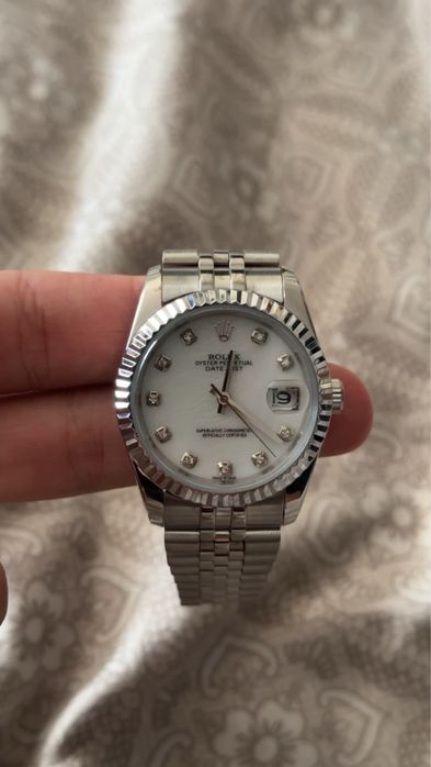 Ceas rolex datejust 36mm pearl diamond dial