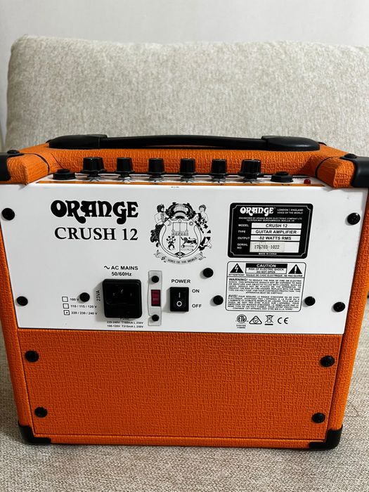 гитара ibanez gio и комбоуселитель orange crush 12