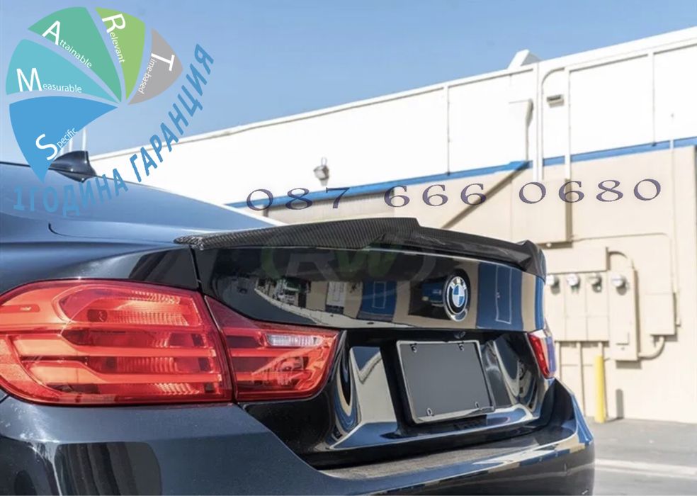 Лип спойлер багажник BMW F32 4 сериа lip spoiler M бмв ф32 M4 style
