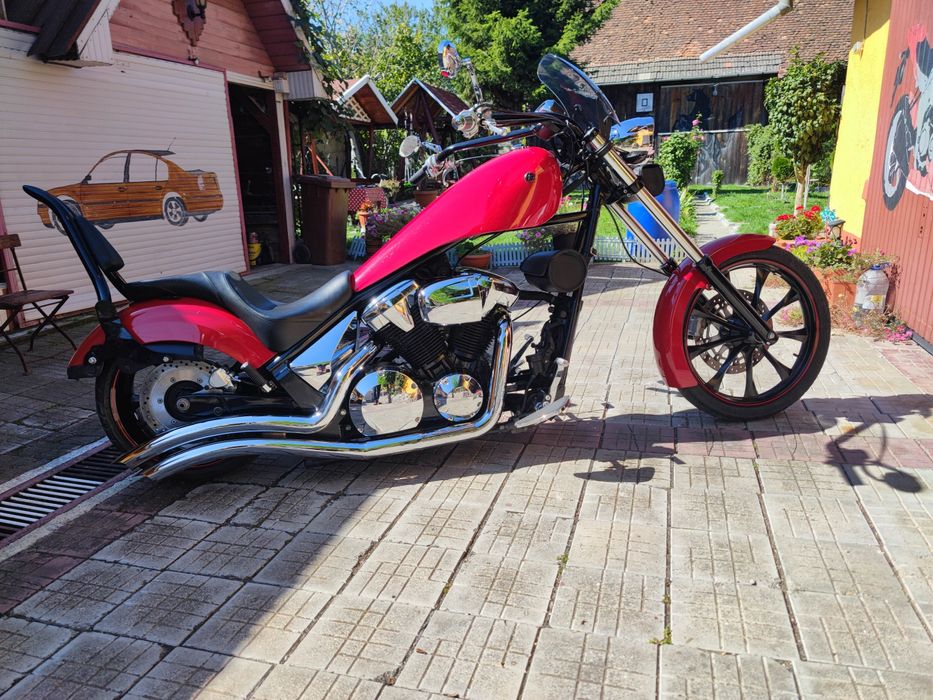 Honda Fury custom chopper VT1300 cruiser intruder vulcan Harley