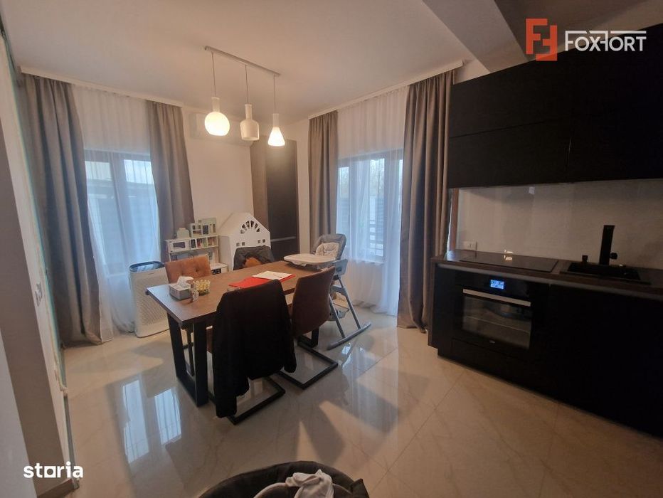 Duplex de vanzare cu 4 camere mobilat si utilat - Mosnita Veche