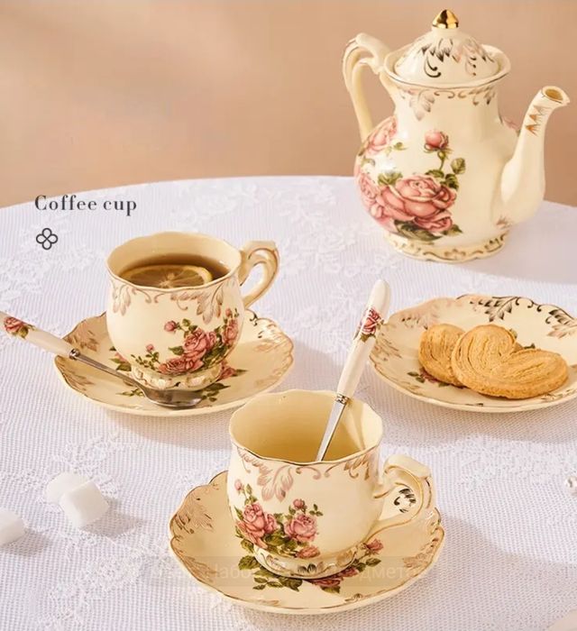 Сервиз чайно-кофейный Роза