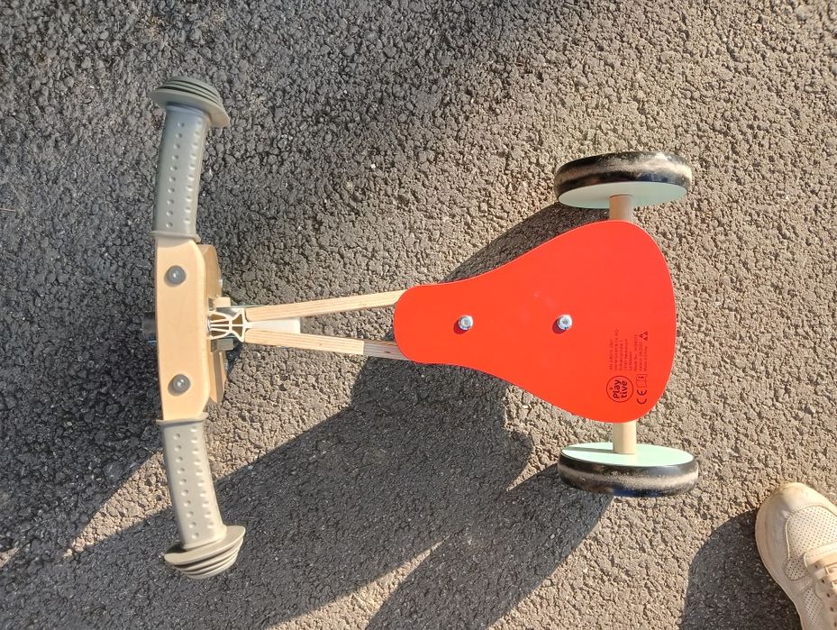 Дървена триколка да деца от 1 до 3 години