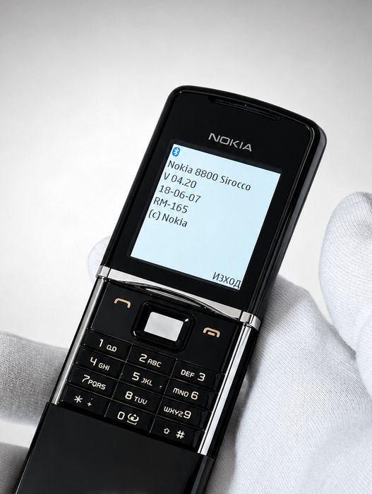 телефон Nokia 8800 Sirocco Black оригинален , Нокиа 8800 Сироко черен