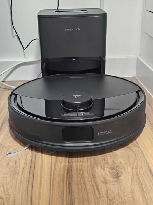 Robot de aspirare Roborock Q10 PF + B, aspirator si mop cu statie de golire automata, 10.000 Pa