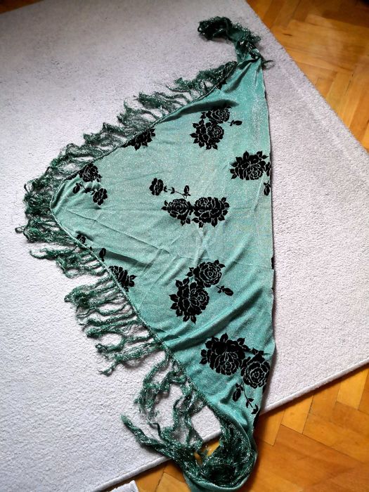 Esarfa triunghi vintage