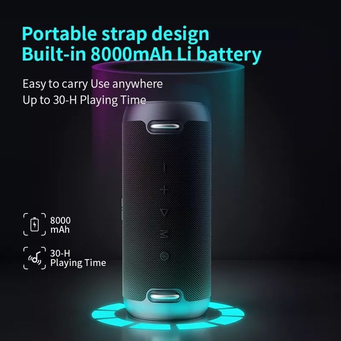 Boxă portabila 60w Super Bass IPX8 Waterproof 30ore functionare