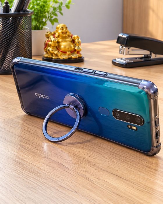 OPPO A9 2020 – 128GB, 4GB RAM, Marine Green, 48MP, baterie 5000mAh + husă cu suport BONUS + cablu USB-C incarcare rapida