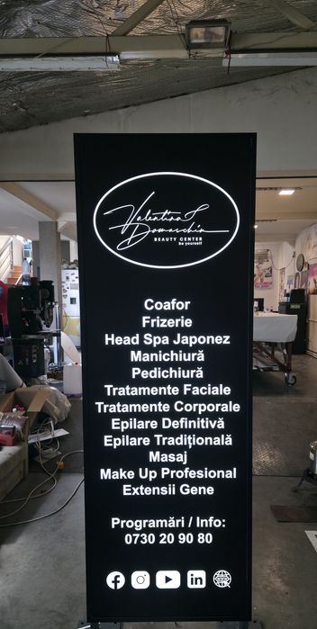 Reclame luminoase ,litere volumetrice ,casete