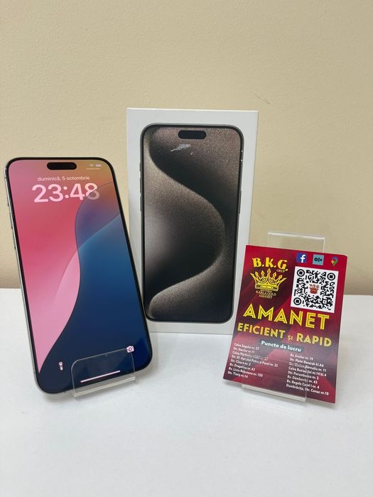 Iphone 15 Pro Max 256gb Amanet BKG