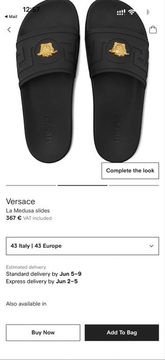 Papuci versace noi in cutie