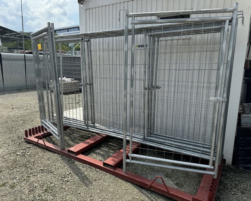 Gard mobil imprejmuire santier, talpa beton,