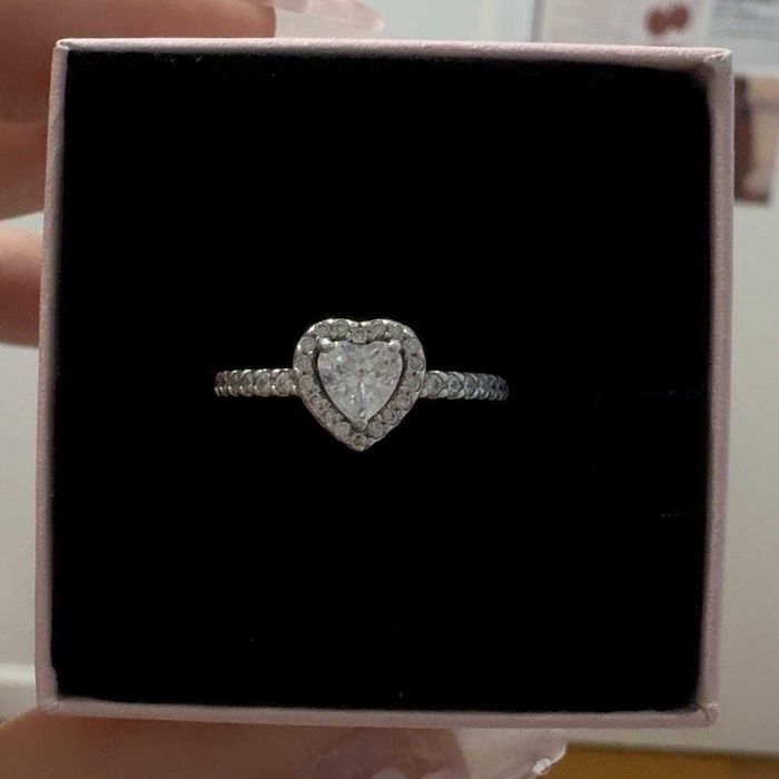 Inel Pandora Inimă Argintie - Argint 925, in cutie