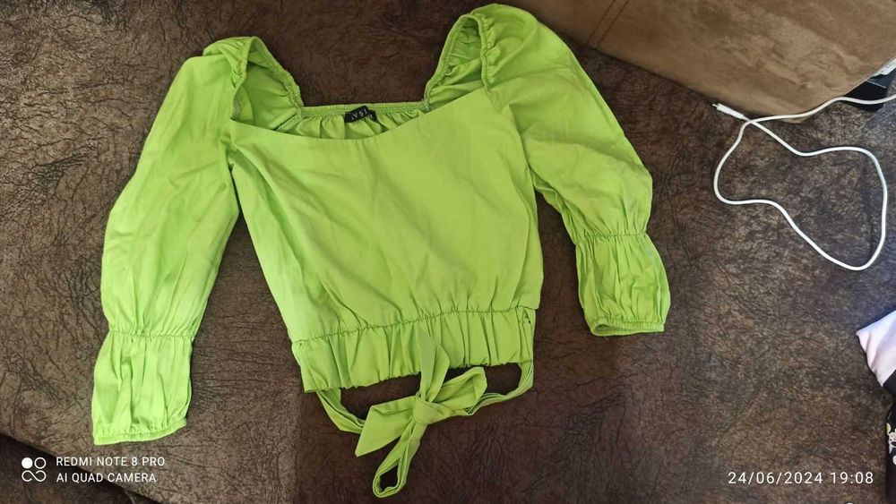 Дамска риза зелена