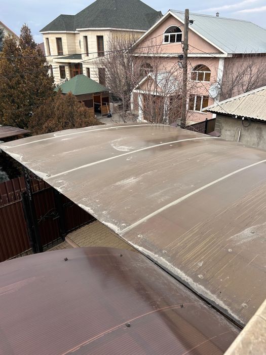 Готовый хороший навес