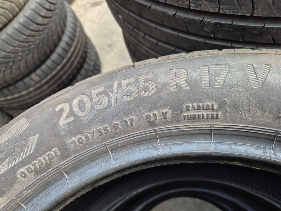 4 Anvelope de VARA - 205/55/17 - Continental - NOI - DOT 2024 !
