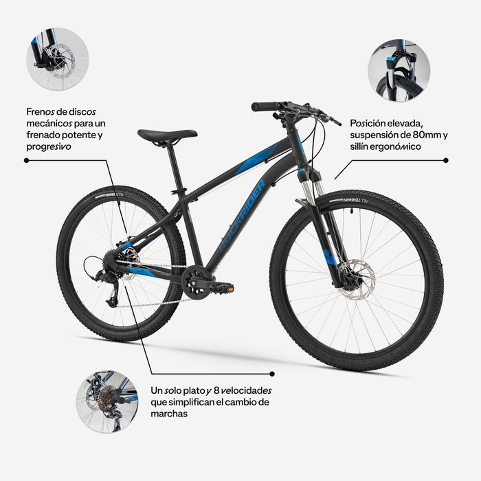 Bicicletă Mtb Deplasări St - produs resigilat - (SecondHand) Decathlon