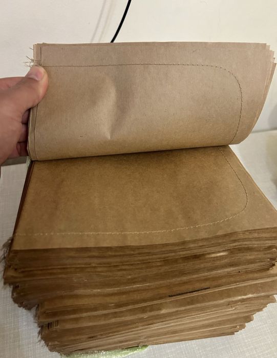 Somsa,perashka,kfs uchun Kraft qog'oz paketlar