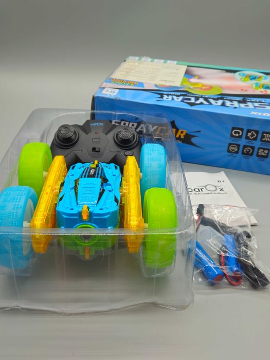 RC каскадьорска кола spray ефект, 2.4GHz, 360° въртене, двойно лице!