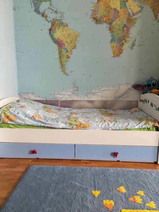 Трансформираща бебешка кошара Dizain Baby Ниа 65/160 подвижна решетка